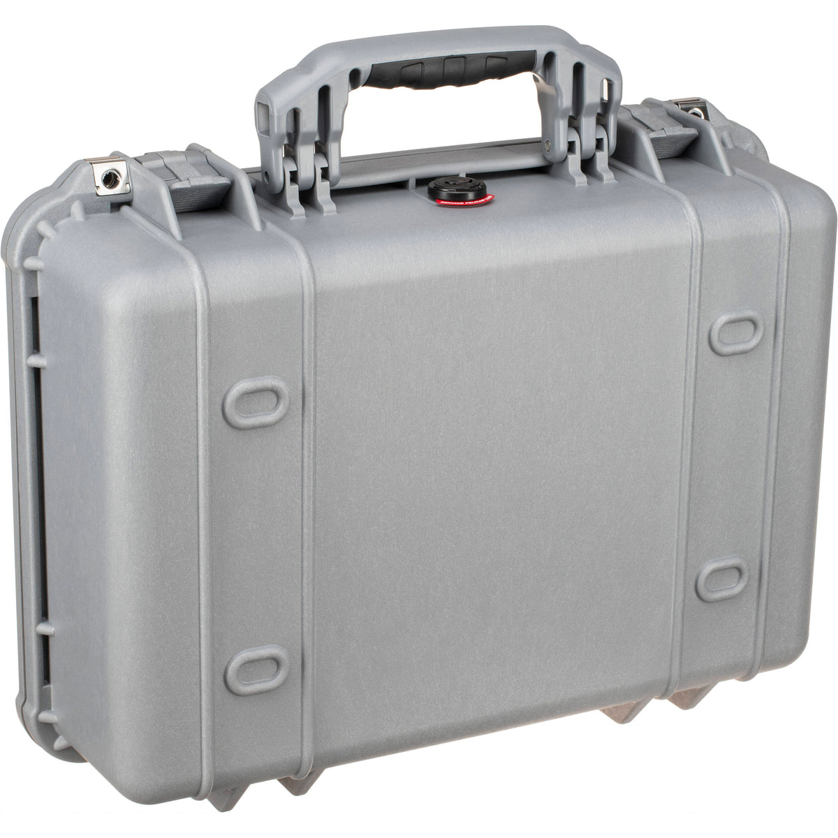 Estuche Rígido Pelican 1500NF sin interior (Plateado) - puertos y conexiones