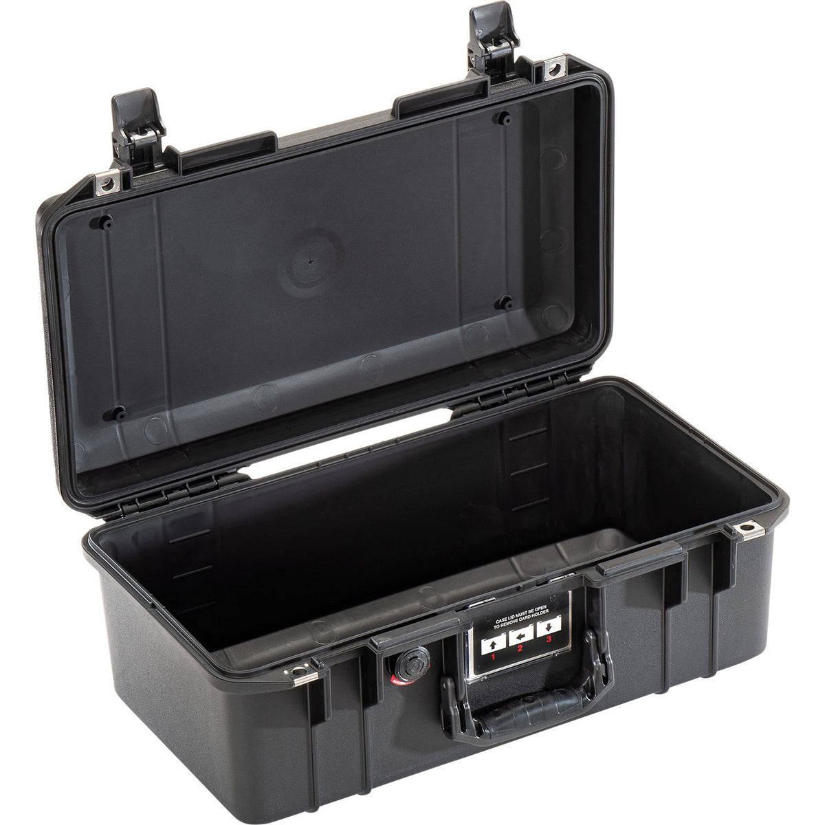 Estuche Rígido Pelican 1506 Air con espuma (Negro) - vista frontal