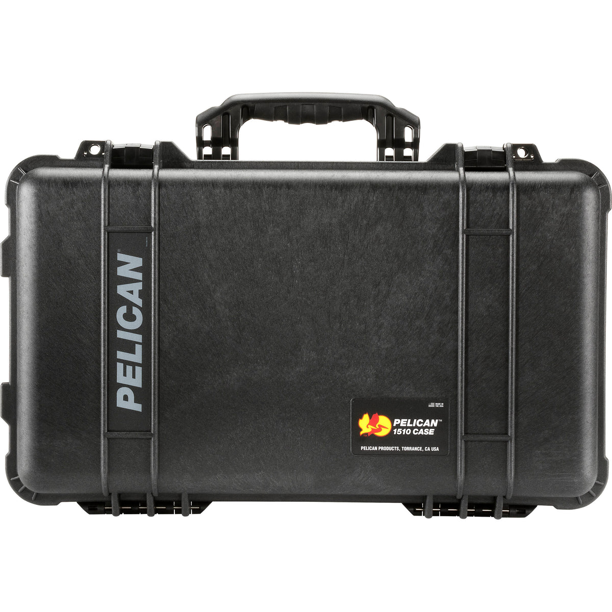 Estuche Rígido Pelican 1510 Carry On con Amarillo y Negro juego de divisores (Verde oliva Drab) - vista trasera