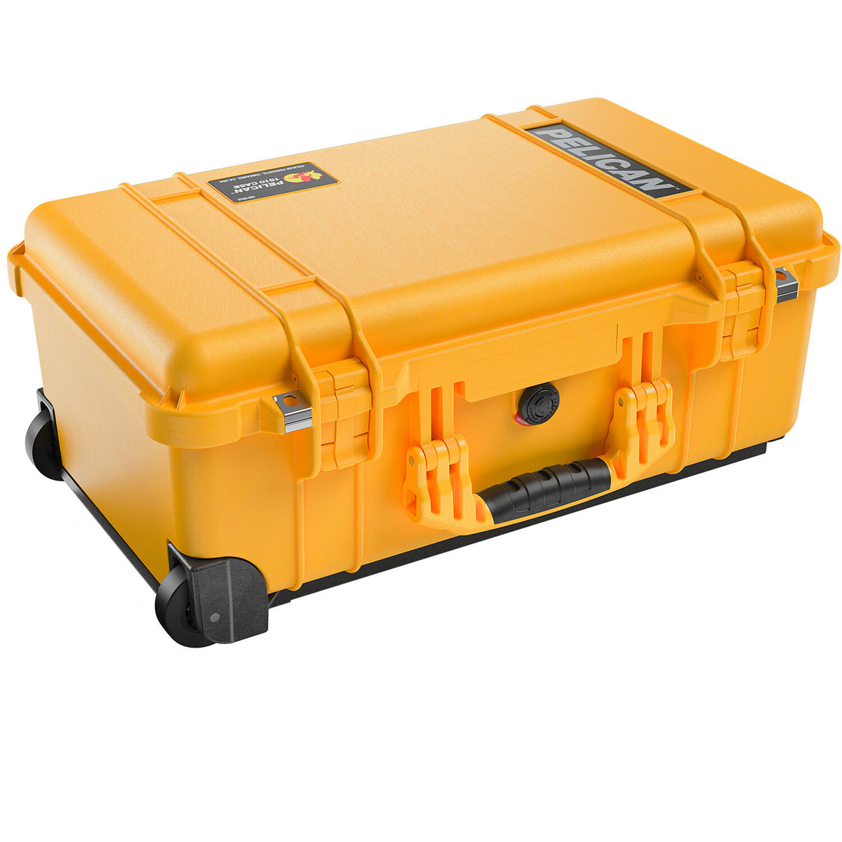 Estuche Rígido Pelican 1510 Protector con espuma Interior (Amarillo) - vista frontal