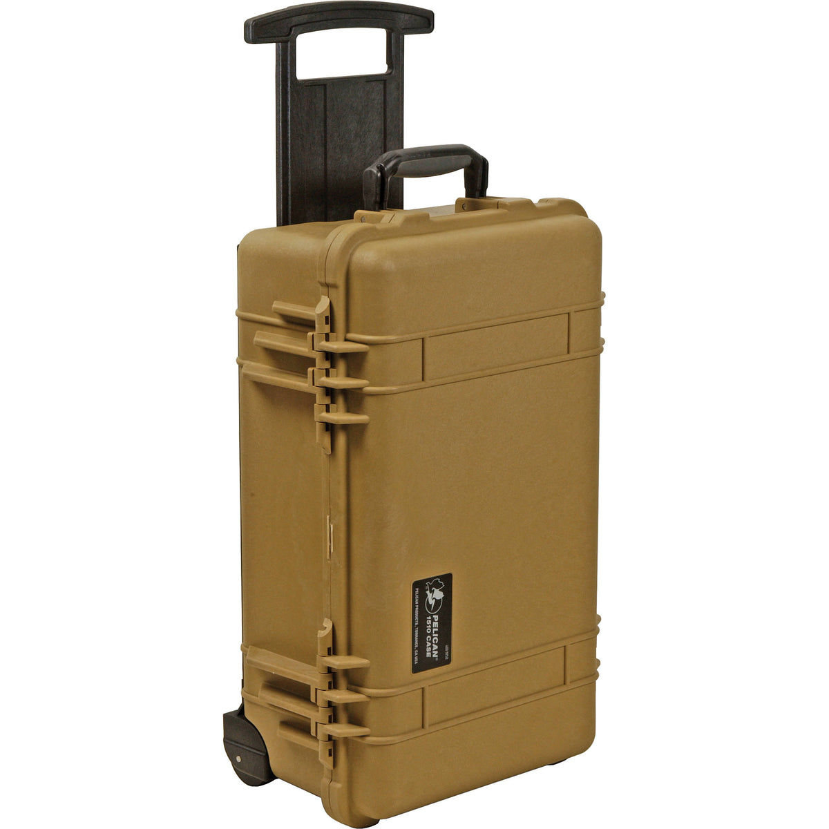 Estuche Rígido Pelican 1510 Protector de cabina con espuma interior (Arena Desert) - vista trasera