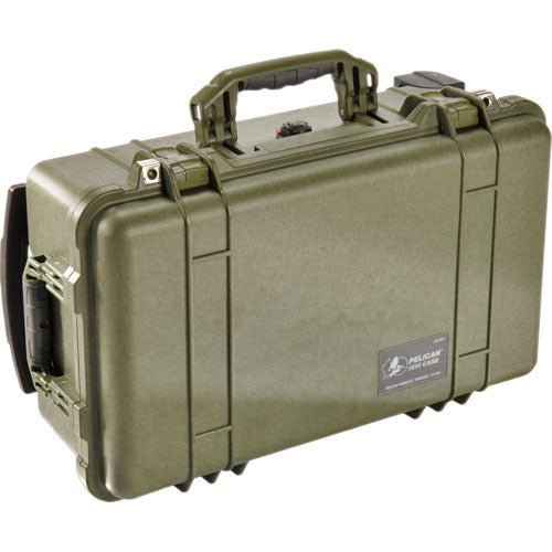 Estuche Rígido Pelican 1510 Protector de cabina (Verde Oliva Verde Drab) - vista frontal