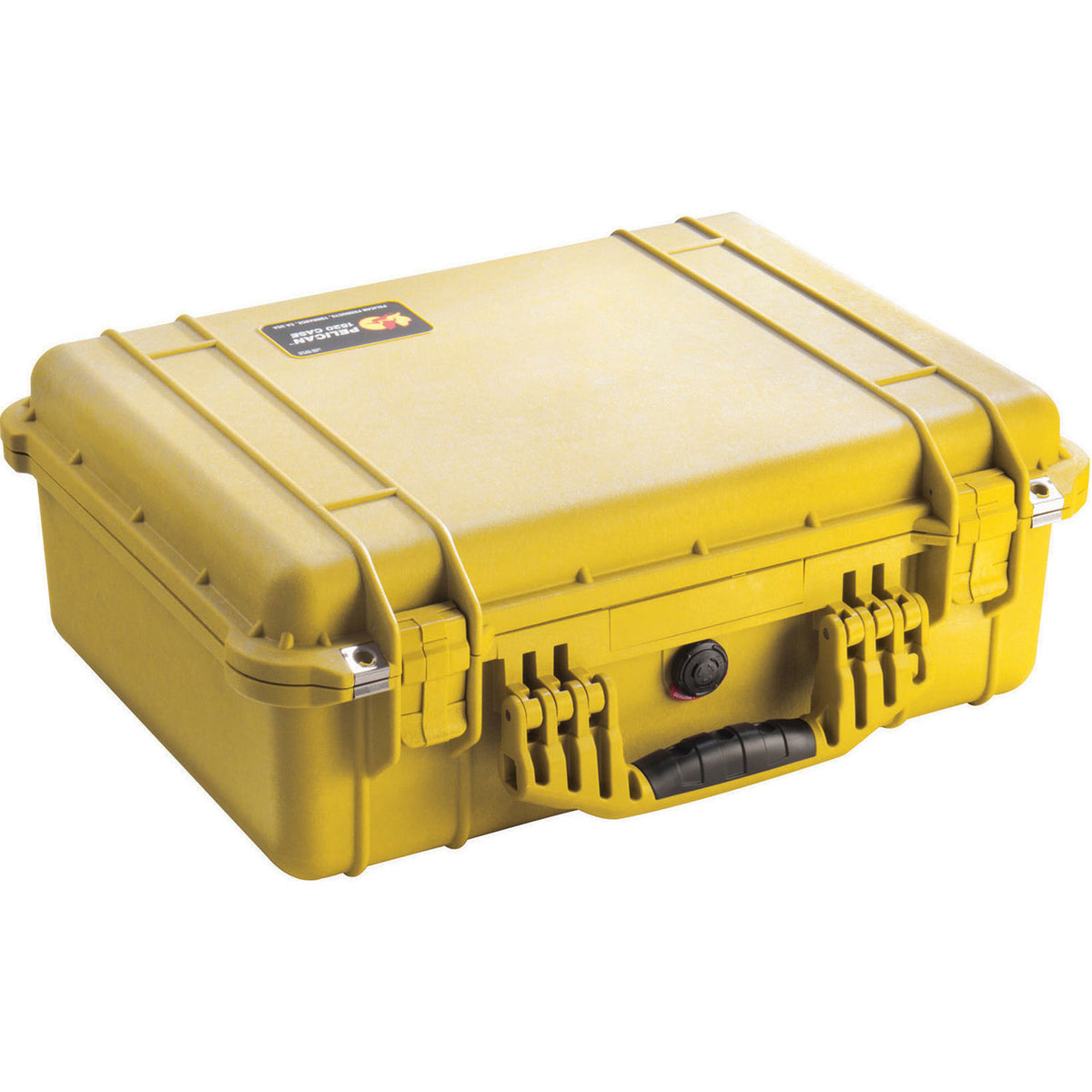 Estuche Rígido Pelican 1520 Protector con espuma (Amarillo) - vista frontal