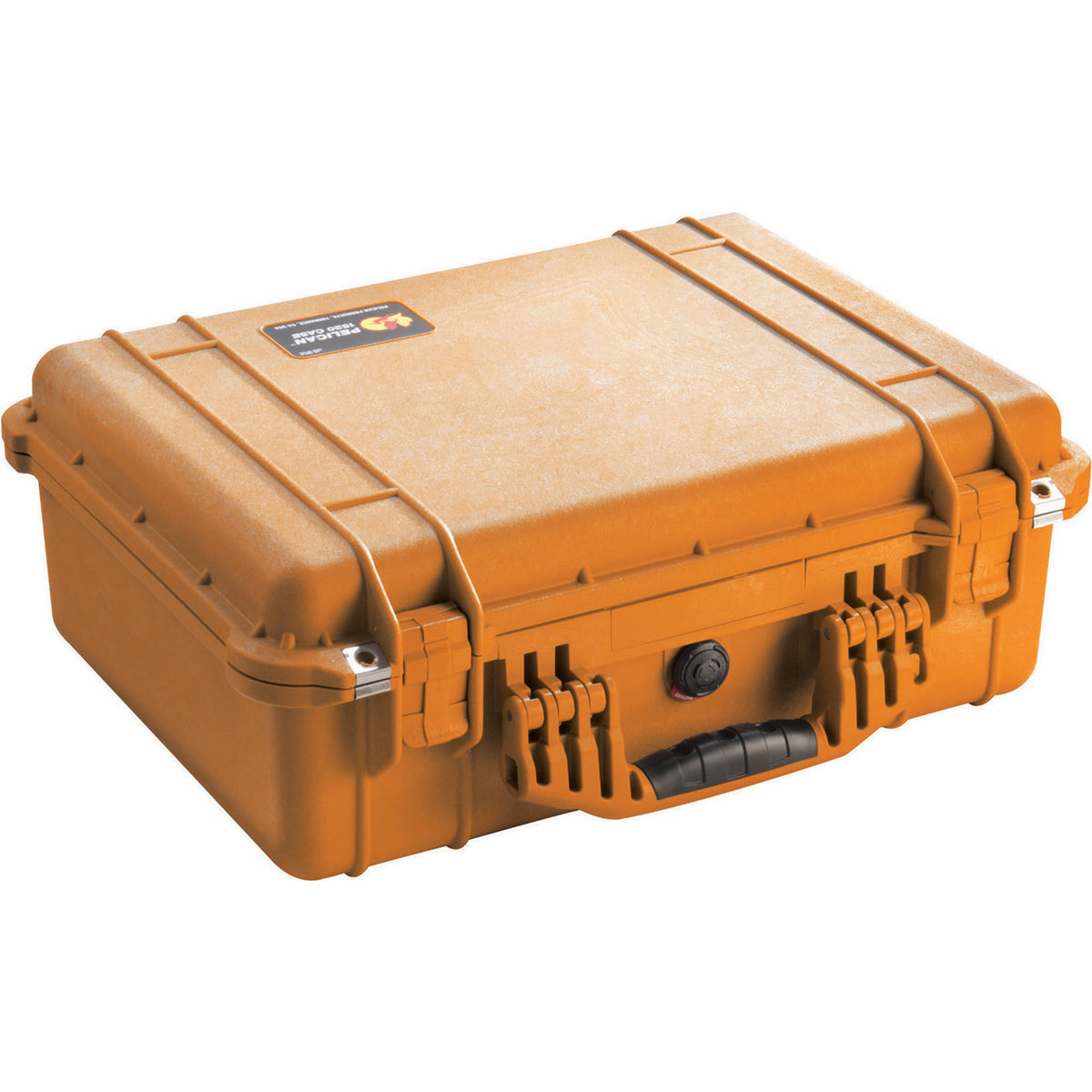 Estuche Rígido Pelican 1520 Protector con espuma (Naranja) - vista frontal
