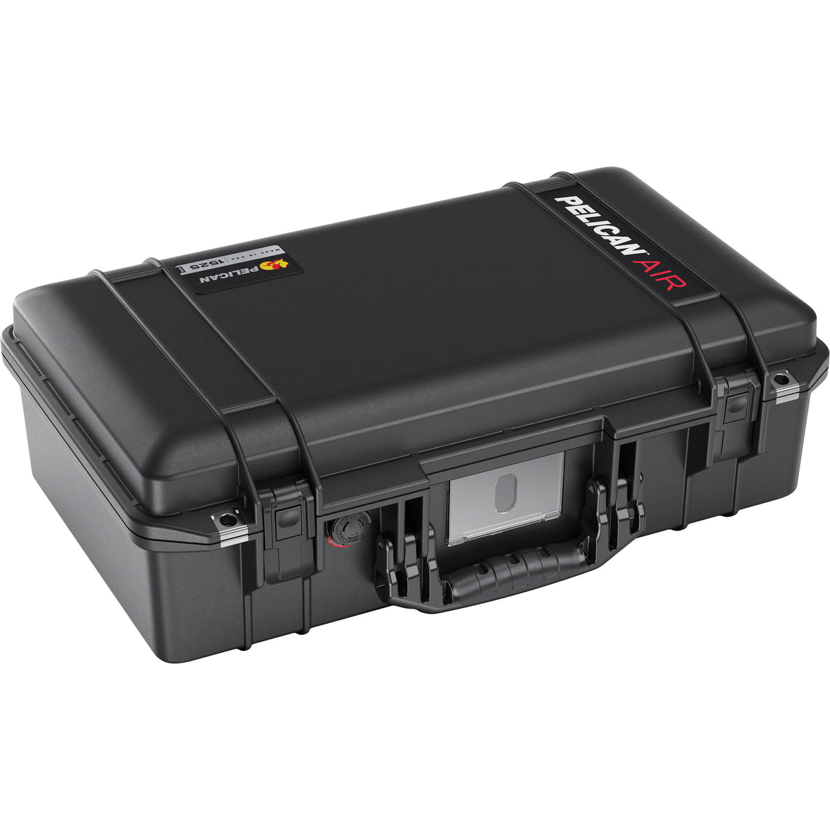 Estuche Rígido Pelican 1525AirWF Hard Carry con espuma y Liner (Negro) - vista frontal