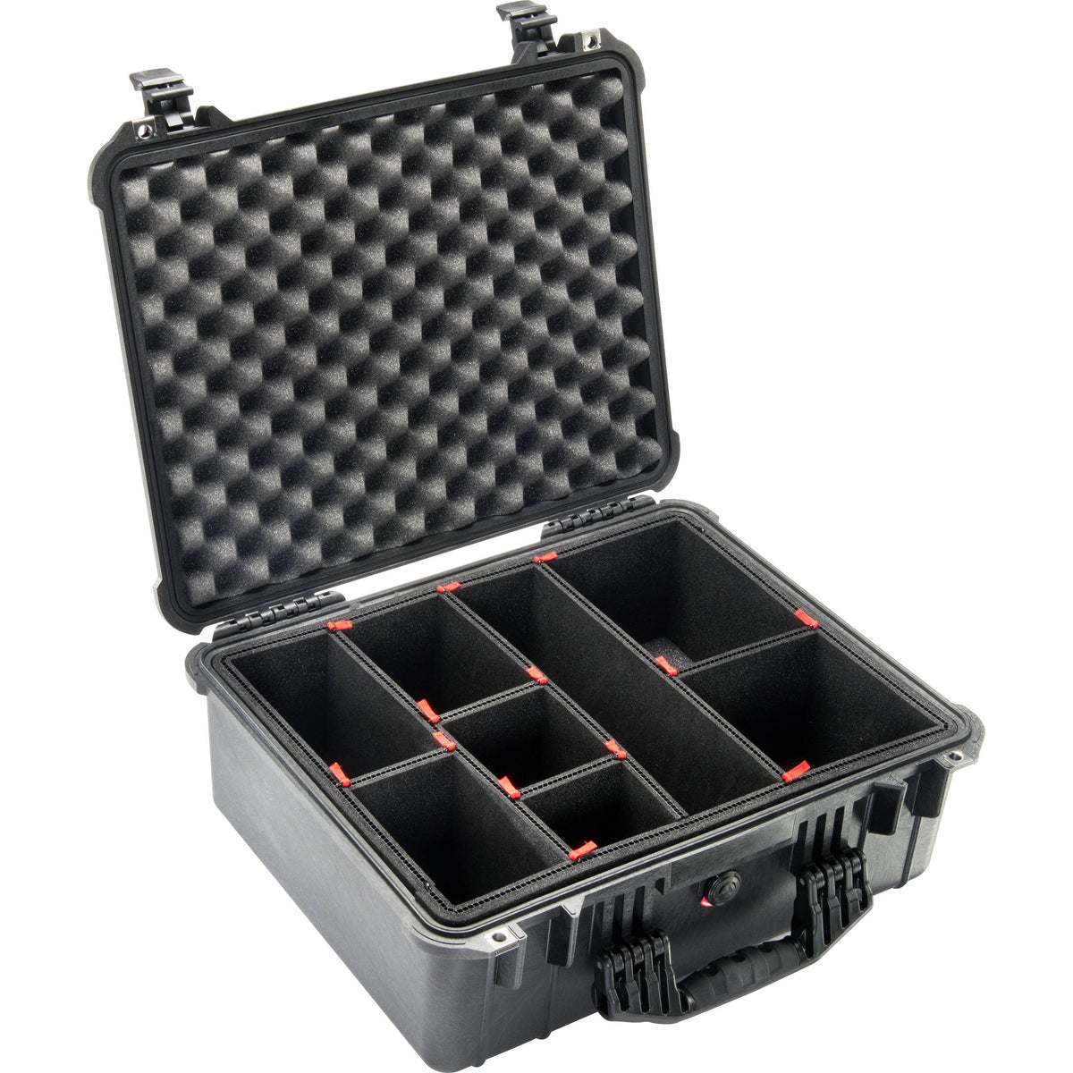 Estuche Rígido Pelican 1550TP Protector con divisores TrekPak (Negro) - vista principal