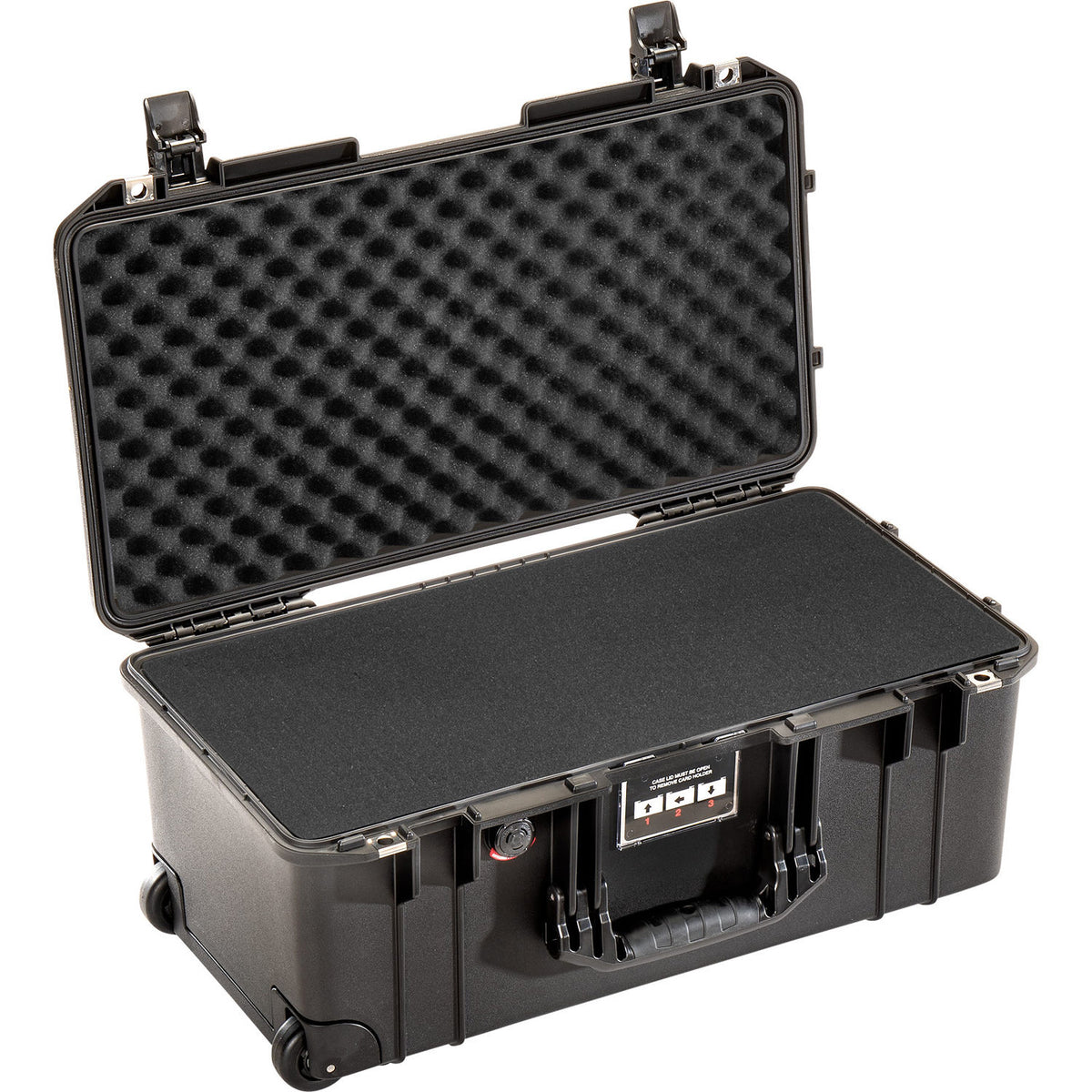 Estuche Rígido Pelican 1556 con ruedas Air con espuma (Negro) - vista principal