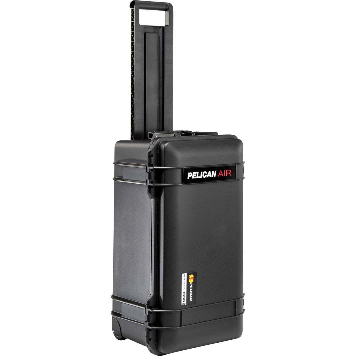 Estuche Rígido Pelican 1556 con ruedas Air con espuma (Negro) - en uso