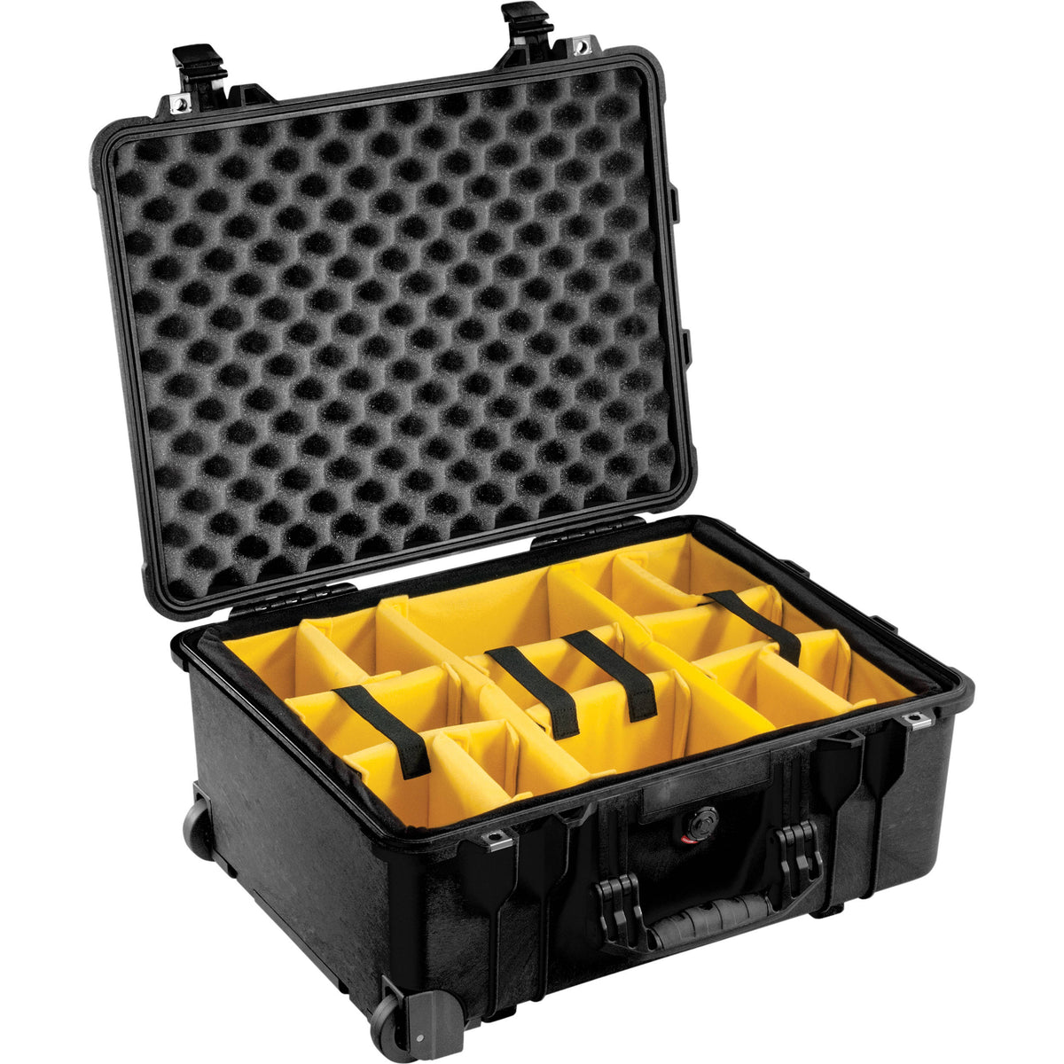 Estuche Rígido Pelican 1564 para the Waterproof 1560 con Amarillo y Negro juego de divisores (Negro) - vista principal