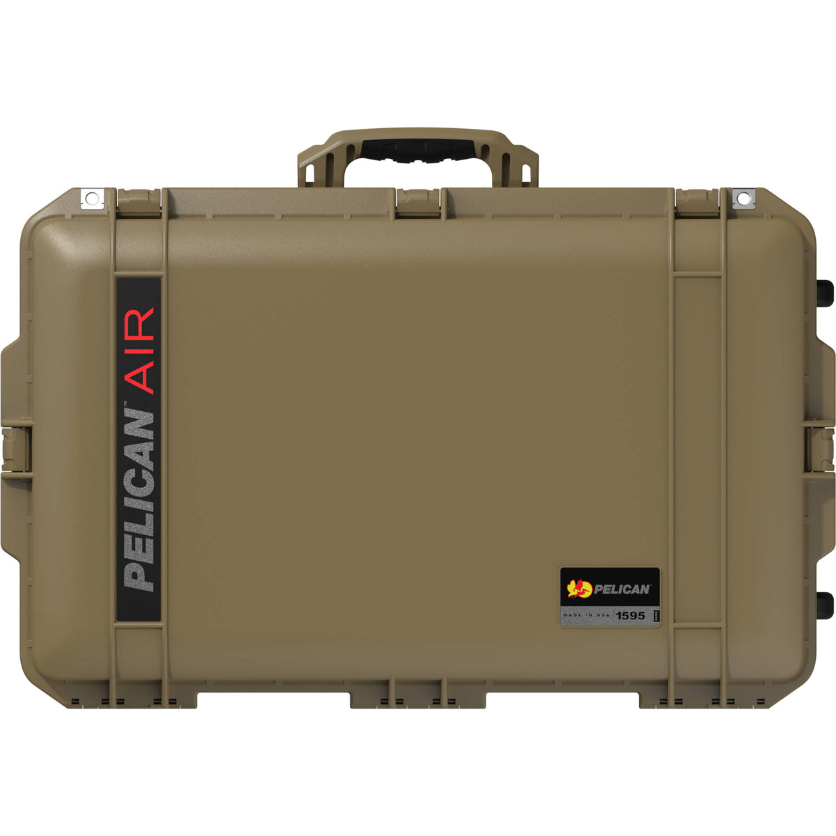 Estuche Rígido Pelican 1595AirWF con ruedas (Beige, 56.6L) (015950-0000-199) - vista trasera
