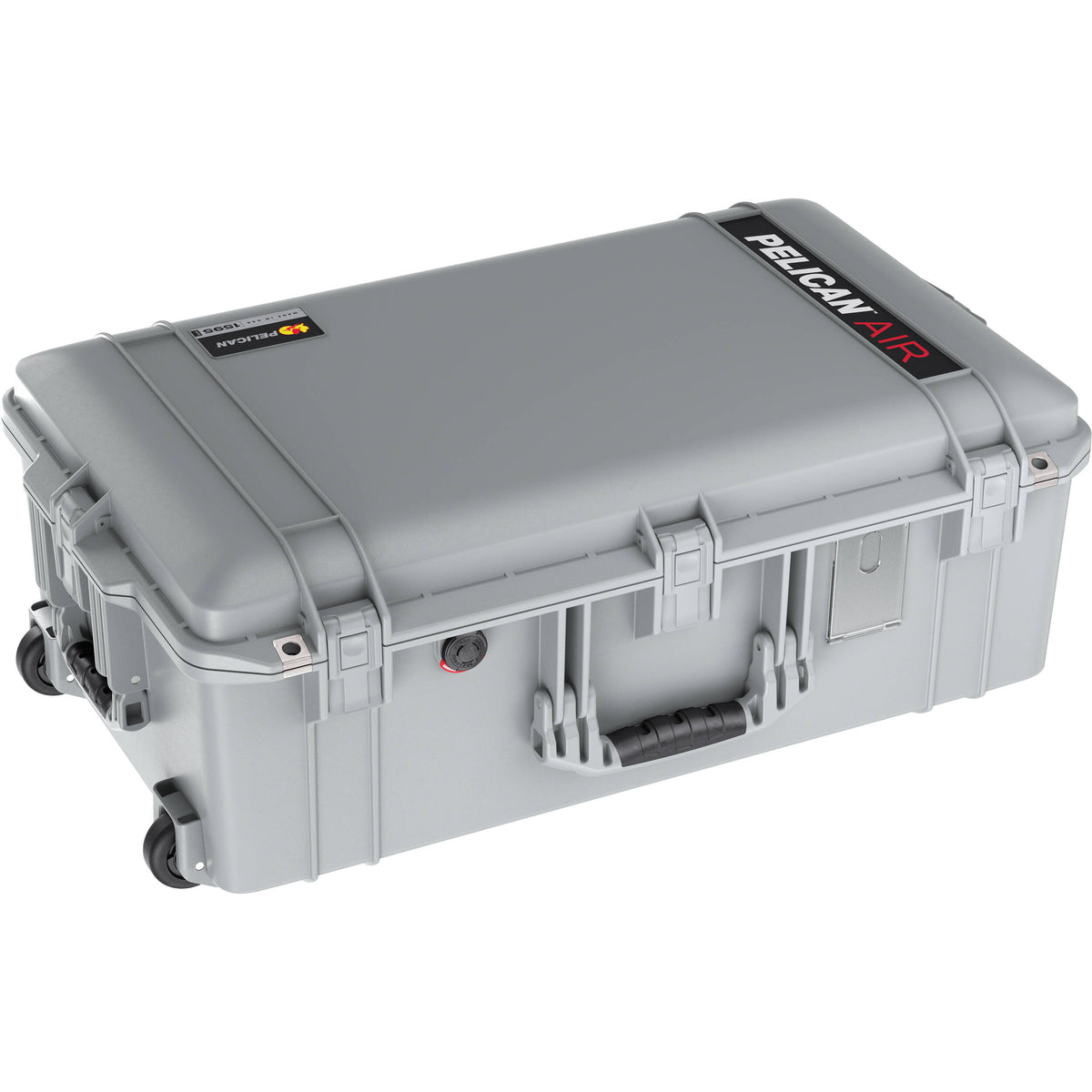 Estuche Rígido Pelican 1595AirWF con ruedas (Plateado, 56.6L) - vista frontal