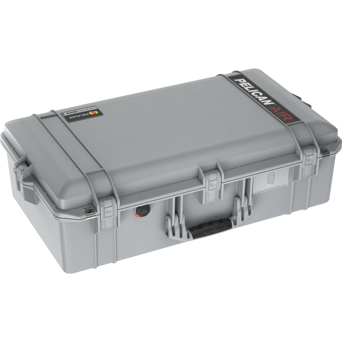 Estuche Rígido Pelican 1605AirNF Hard Carry con Liner, sin interior (Plateado) - vista frontal