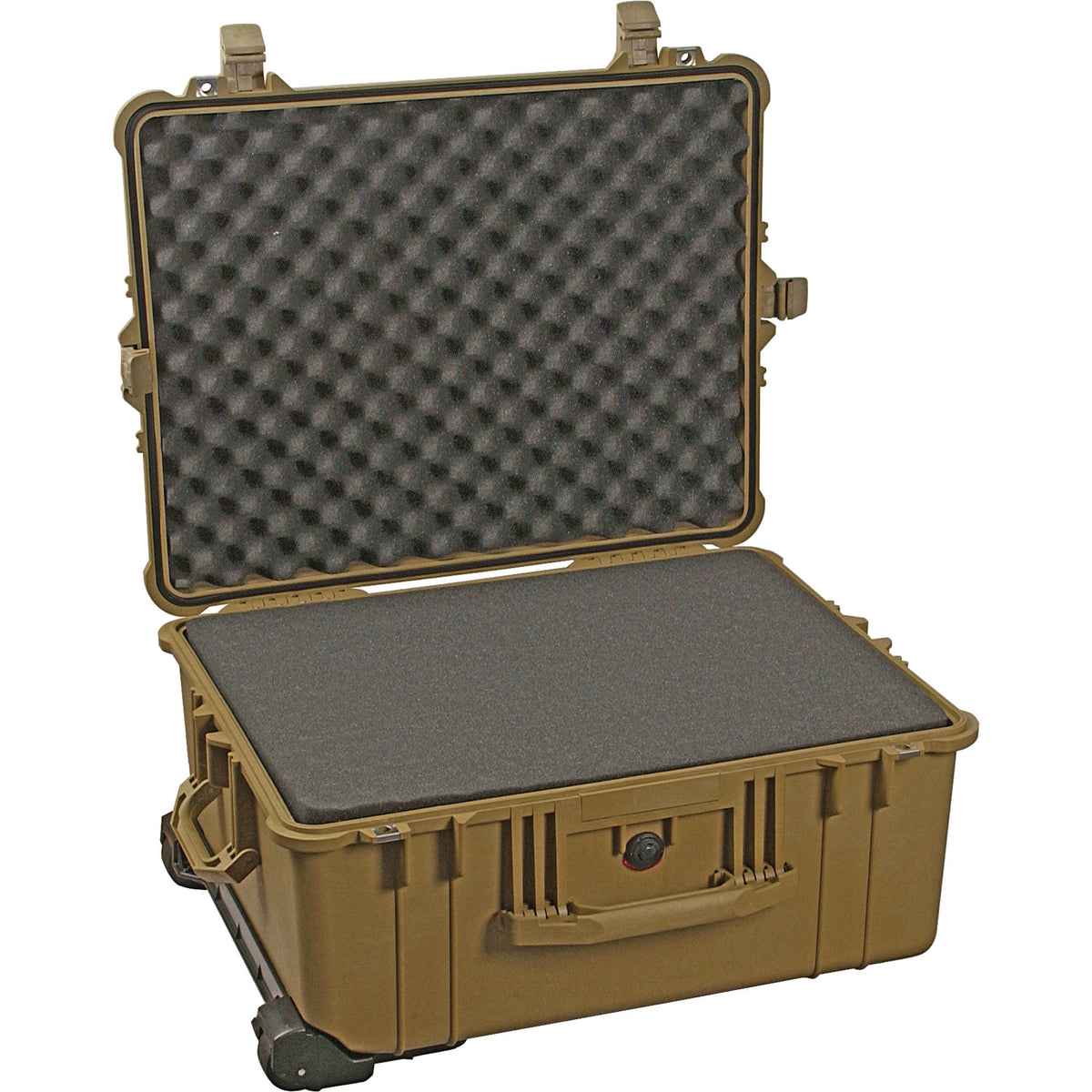 Estuche Rígido Pelican 1610 con espuma juego (Desert Beige) - vista frontal