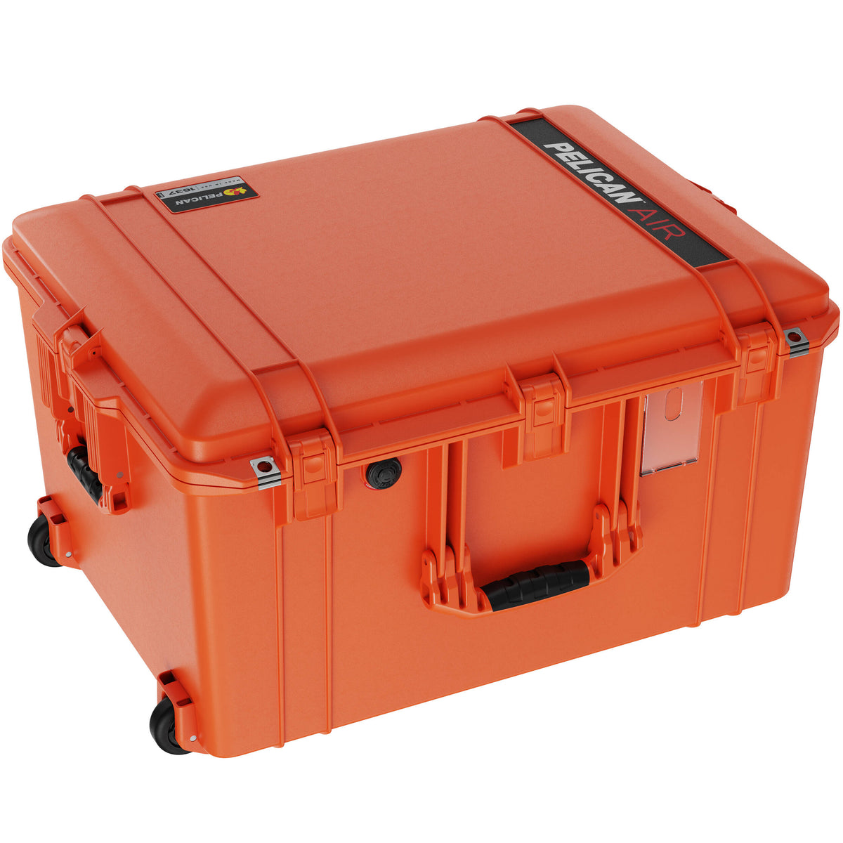 Estuche Rígido Pelican 1637AirWF con ruedas con espuma (Naranja) - vista frontal