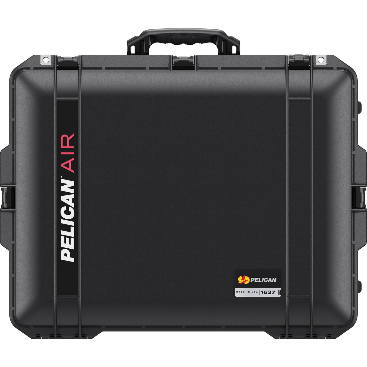 Estuche Rígido Pelican 1637AirWF con ruedas con espuma (Negro) - vista trasera