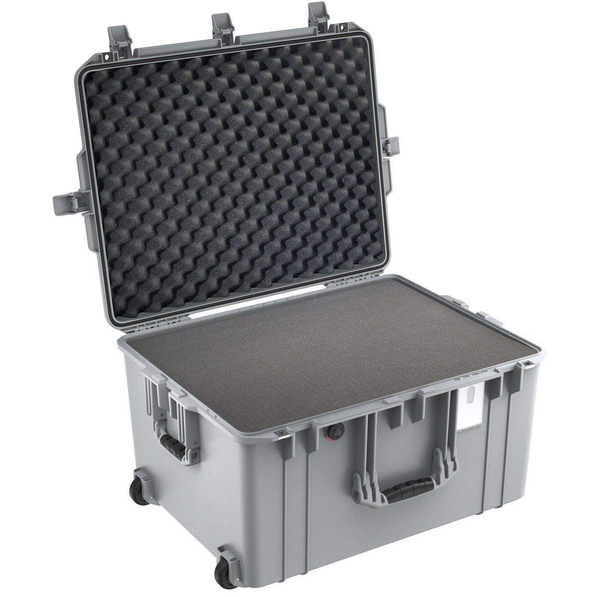 Estuche Rígido Pelican 1637AirWF con ruedas con espuma (Plateado) - vista principal