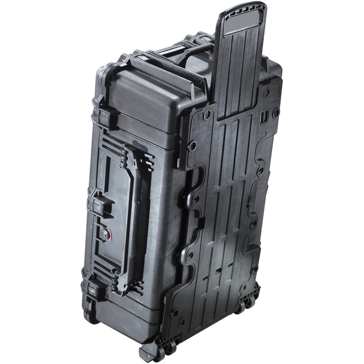 Estuche Rígido Pelican 1650TP con divisores TrekPak (Negro) - vista lateral