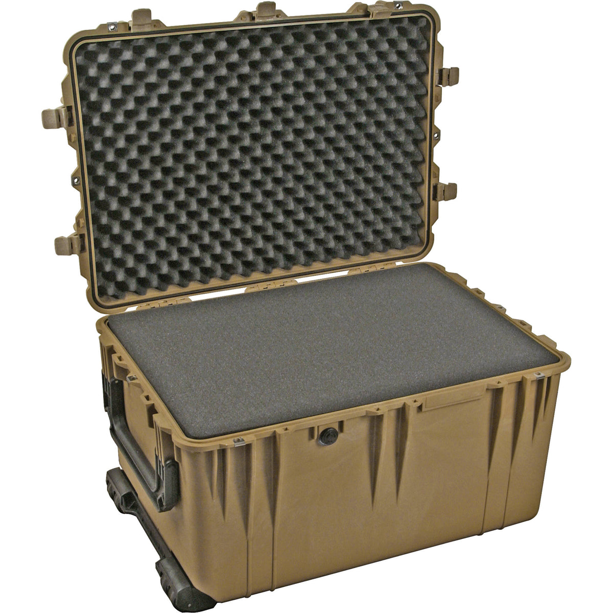 Estuche Rígido Pelican 1660 Protector con interior con espuma (Arena Desert) - vista frontal