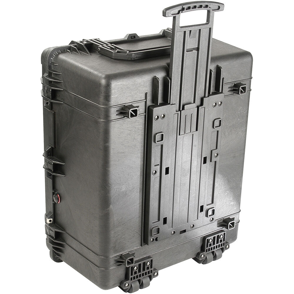 Estuche Rígido Pelican 1690 Transport con espuma (Negro) - vista trasera