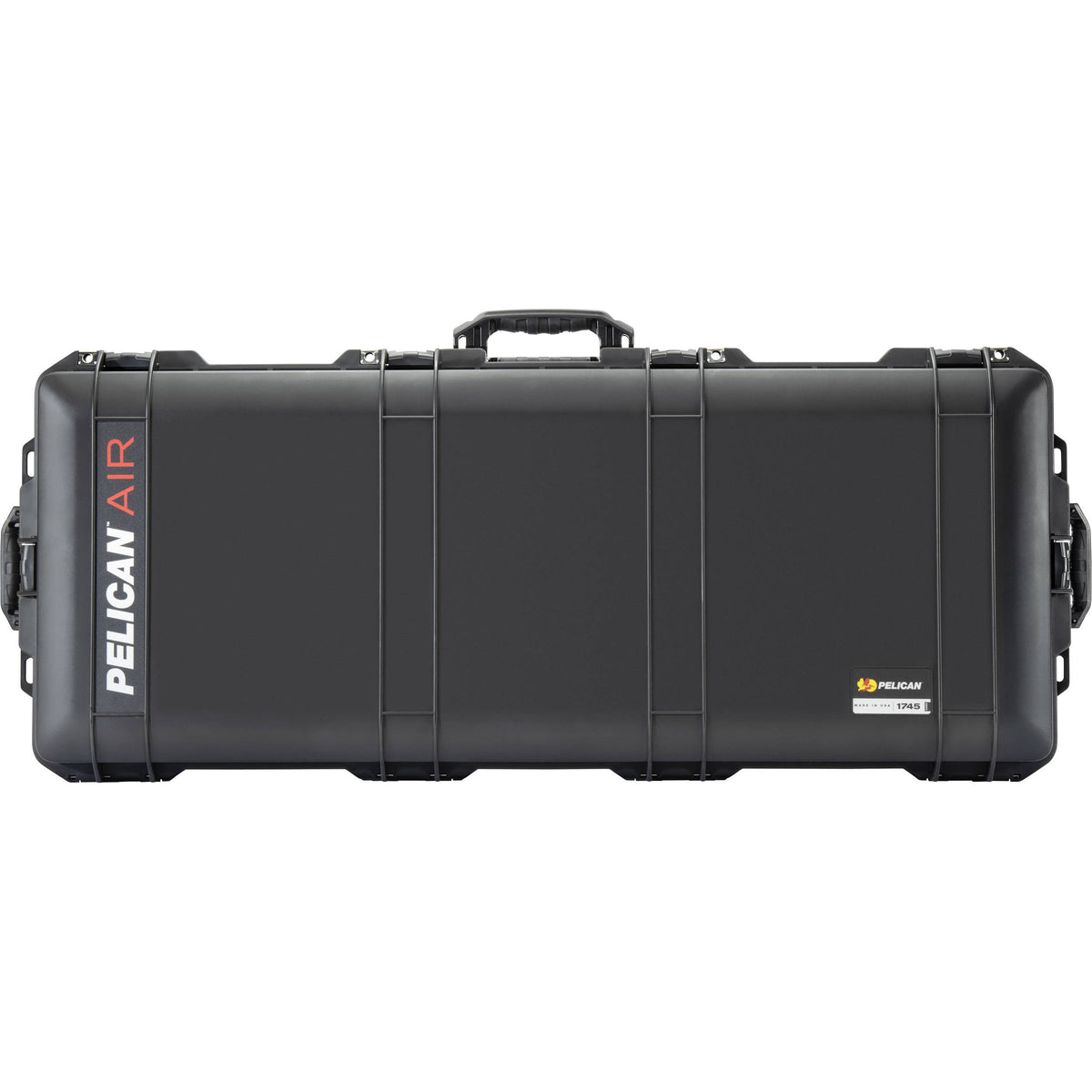 Estuche Rígido Pelican 1745AirWF con ruedas Hard largo con espuma (Negro) - vista trasera