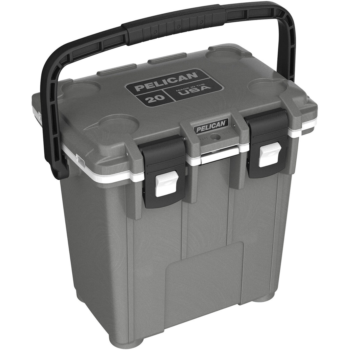 Estuche Rígido Pelican 20QT Elite Cooler (Cement Blanco) - vista frontal