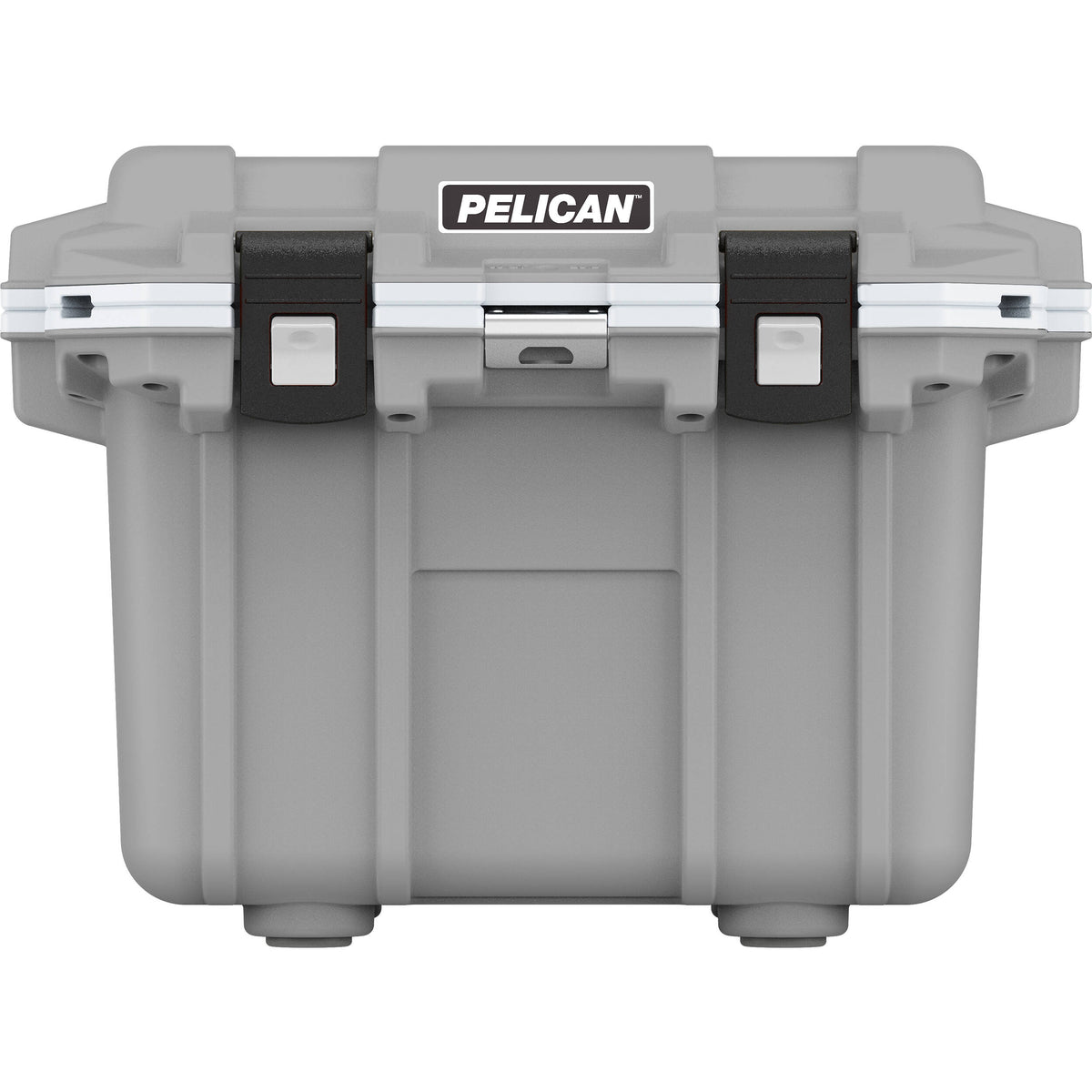 Estuche Rígido Pelican 30QT Elite Cooler (Cement Blanco) - vista trasera