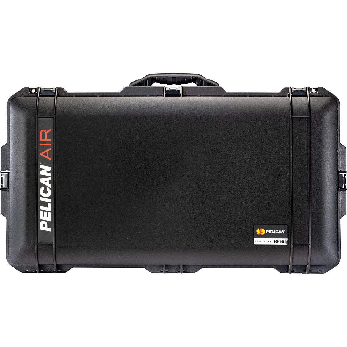 Estuche Rígido Pelican Air 1646WF con ruedas con espuma (Negro) - vista trasera