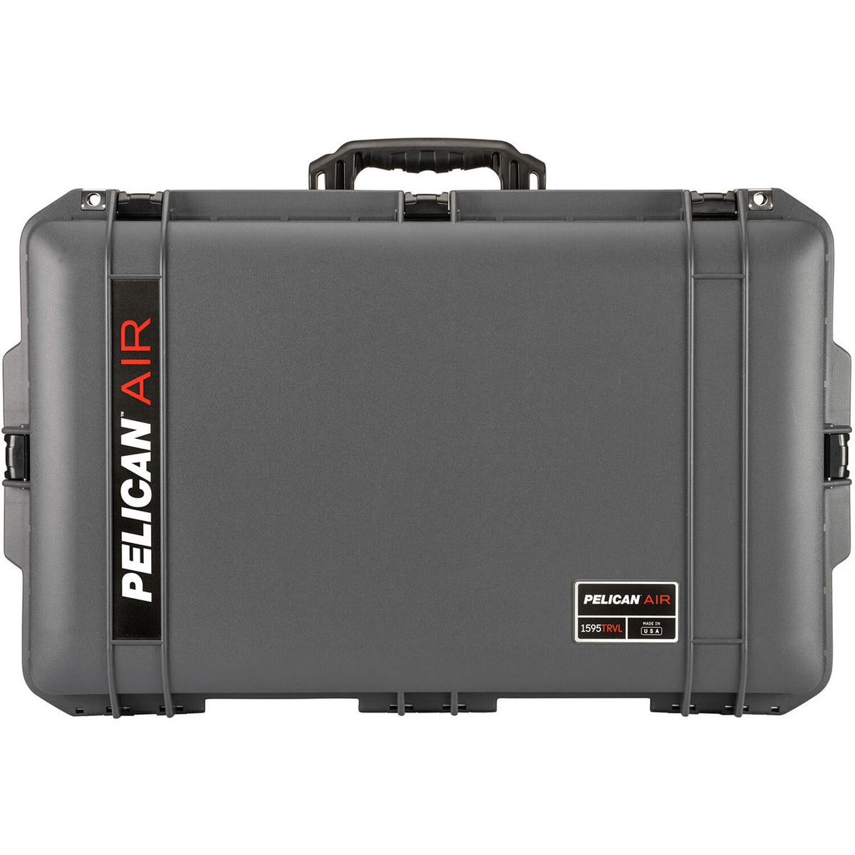 Estuche Rígido Pelican con ruedas Air con organizador en la tapa & Packing Cubes (Charcoal, 55.2L) - vista trasera