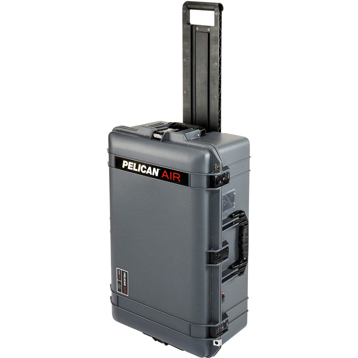 Estuche Rígido Pelican con ruedas Air con organizador en la tapa & Packing Cubes (Charcoal, 55.2L) - puertos y conexiones
