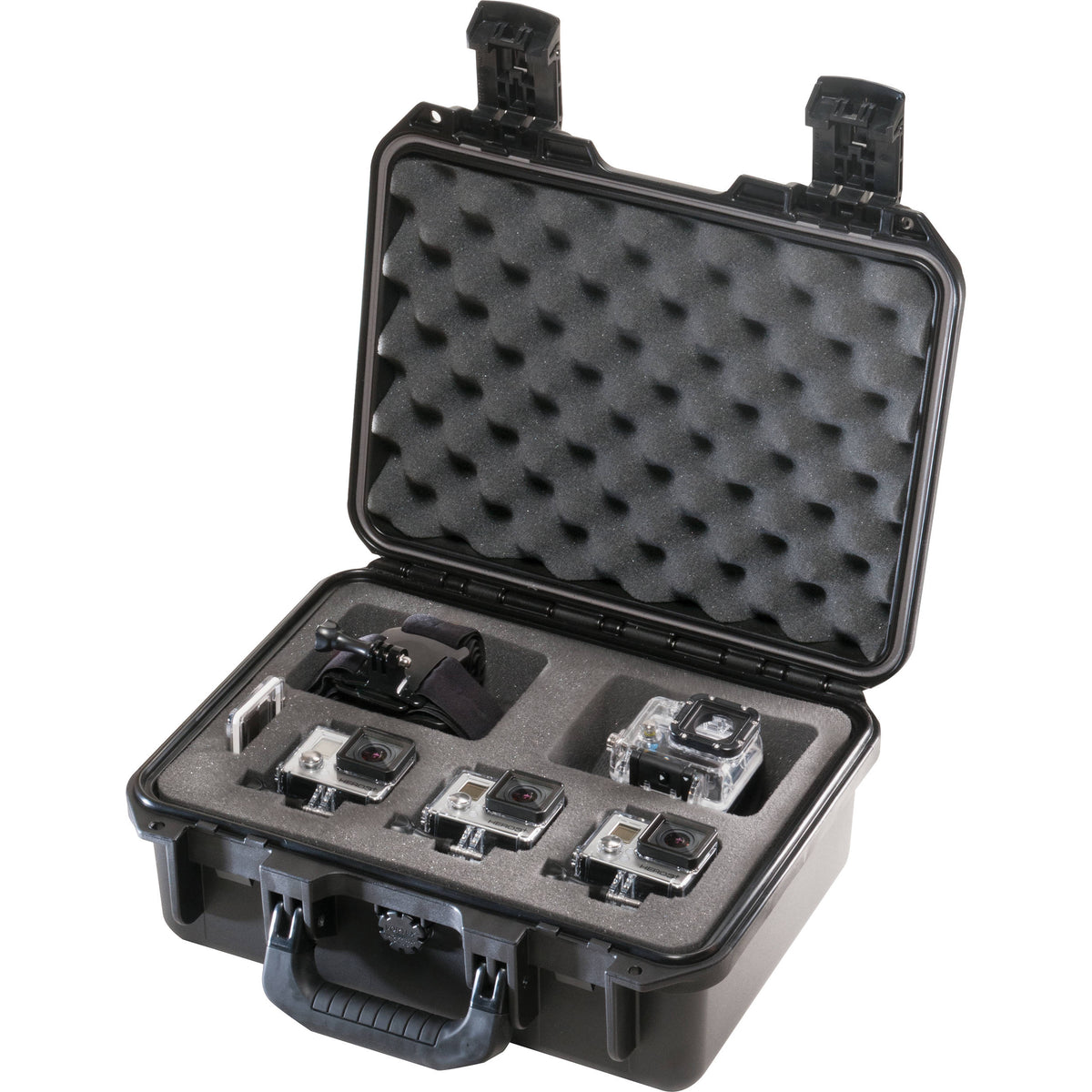 Estuche Rígido Pelican iM2100 Storm con espuma (Negro) - vista trasera