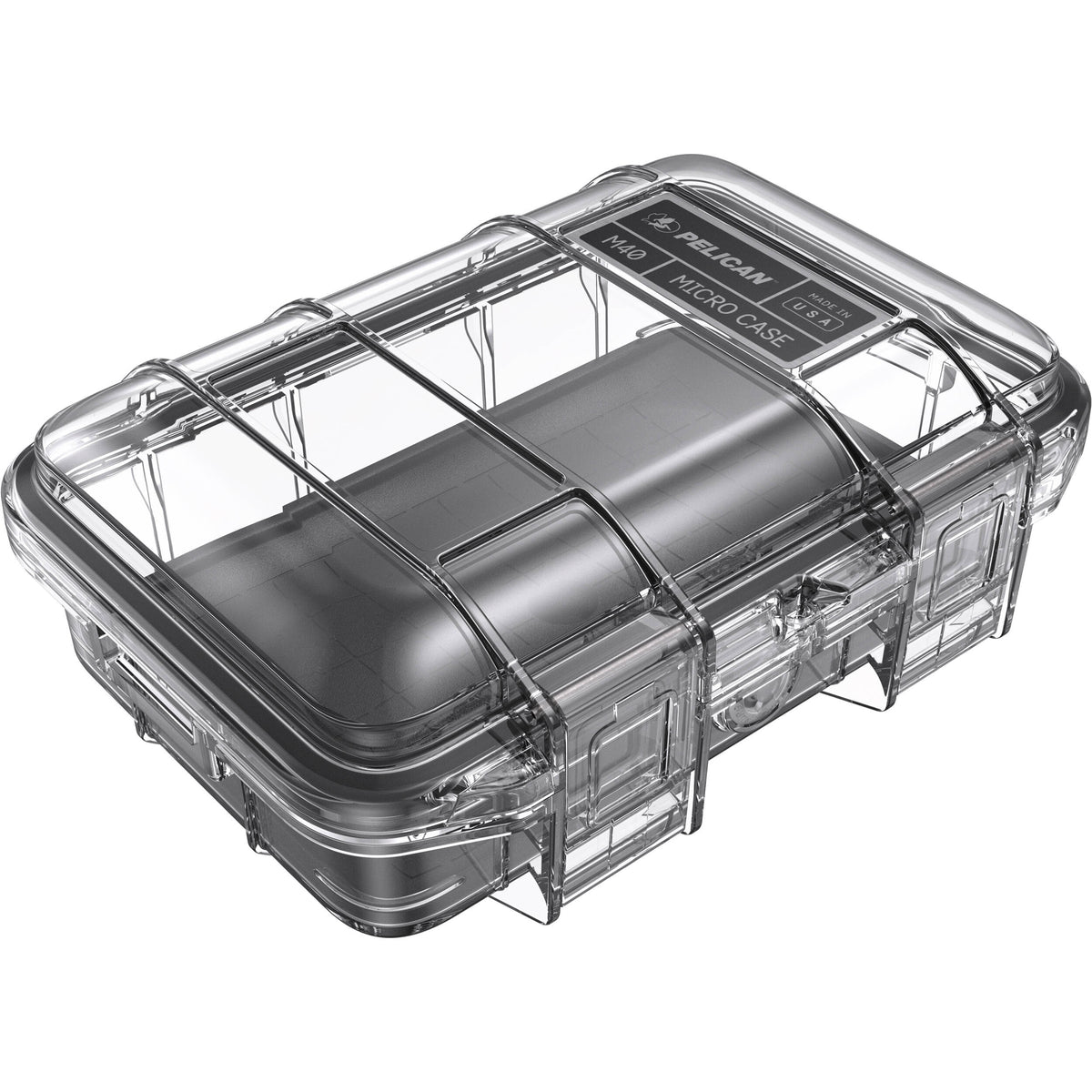 Estuche Rígido Pelican M40 Waterproof Hard Micro (Clear) (M400-0250-100) - vista frontal