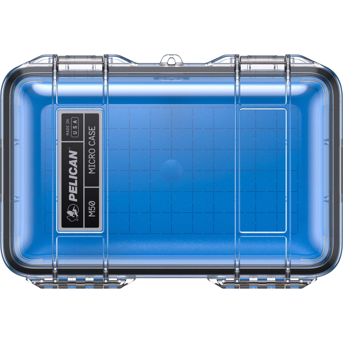 Estuche Rígido Pelican M50 Micro (Transparente) - vista trasera