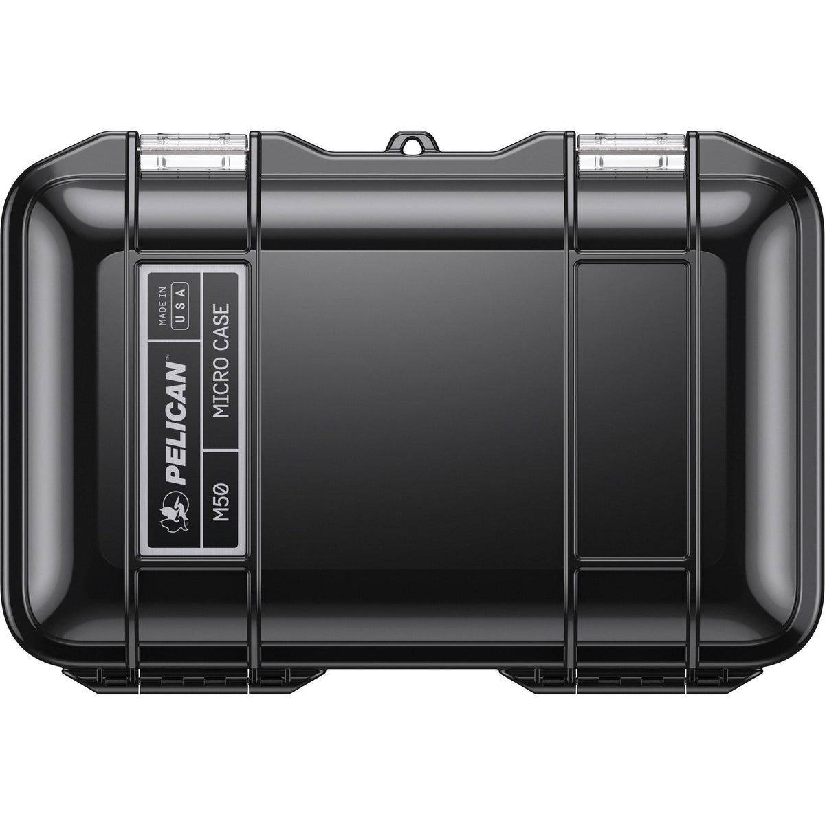 Estuche Rígido Pelican M50 Waterproof Hard Micro (Negro) - vista trasera