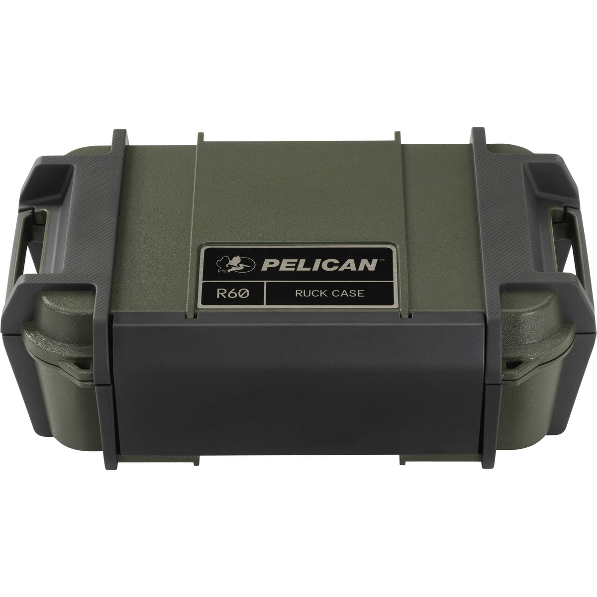 Estuche Rígido Pelican R60 Ruck (Verde) - vista frontal