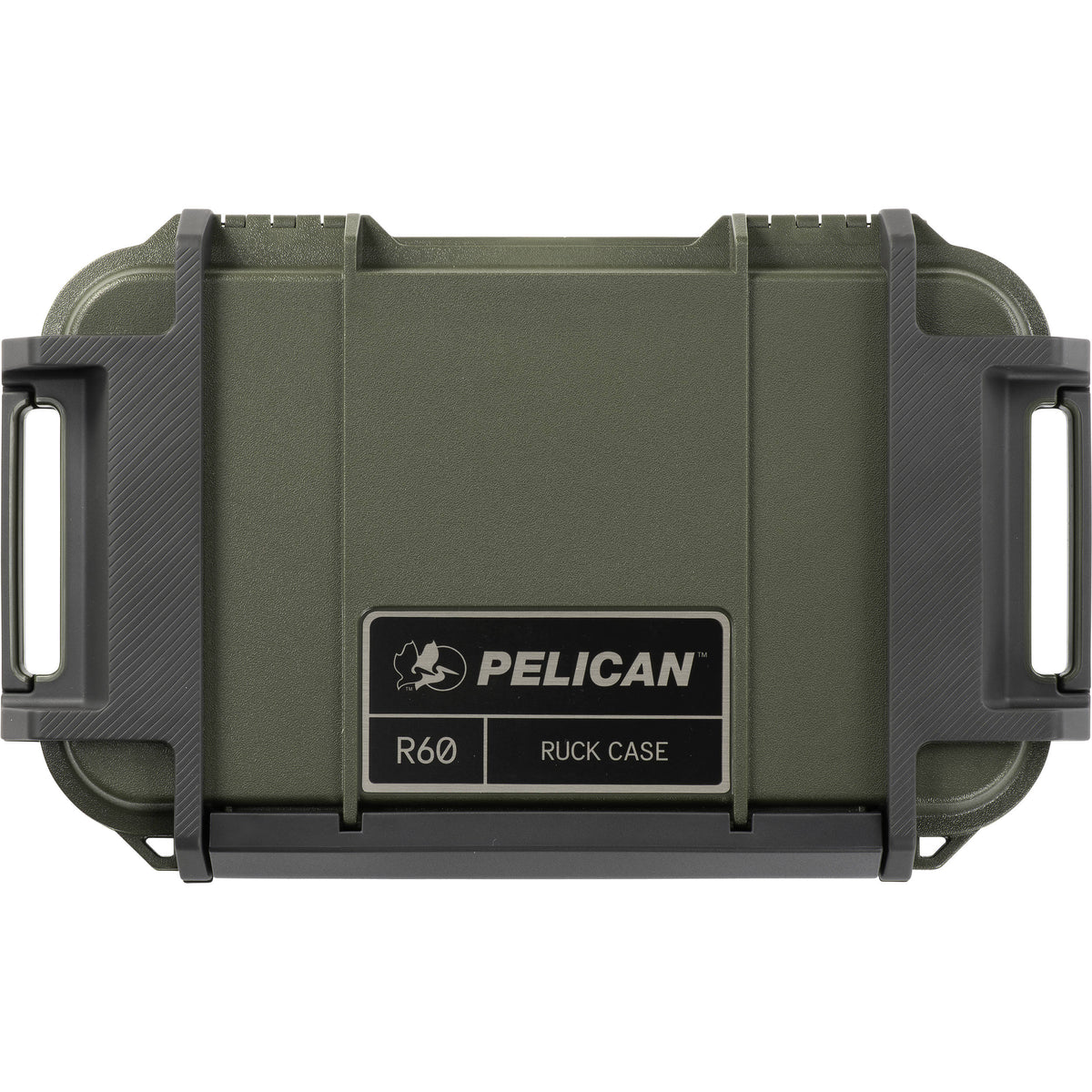 Estuche Rígido Pelican R60 Ruck (Verde) - vista trasera