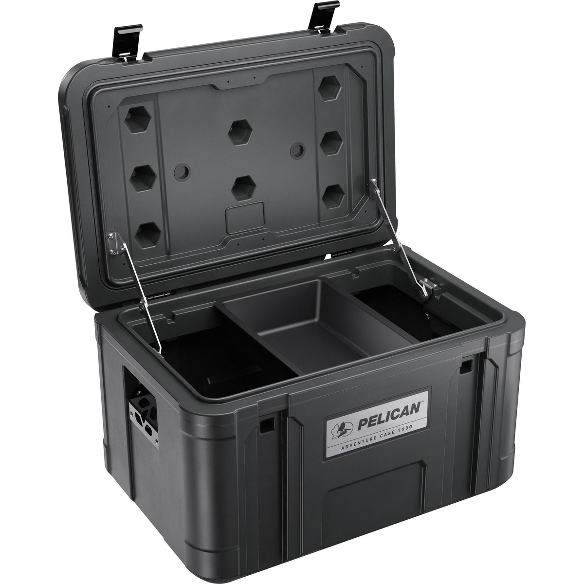 Estuche Rígido Pelican TX80 Adventure (Negro, 55.2L) - vista frontal