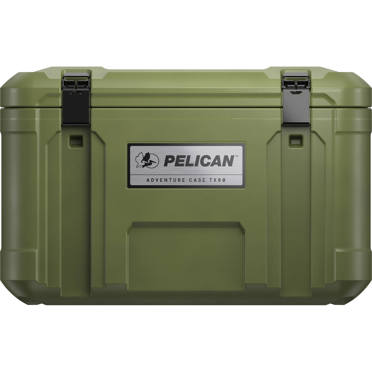 Estuche Rígido Pelican TX80 Adventure (OD Verde, 55.2L) - vista trasera