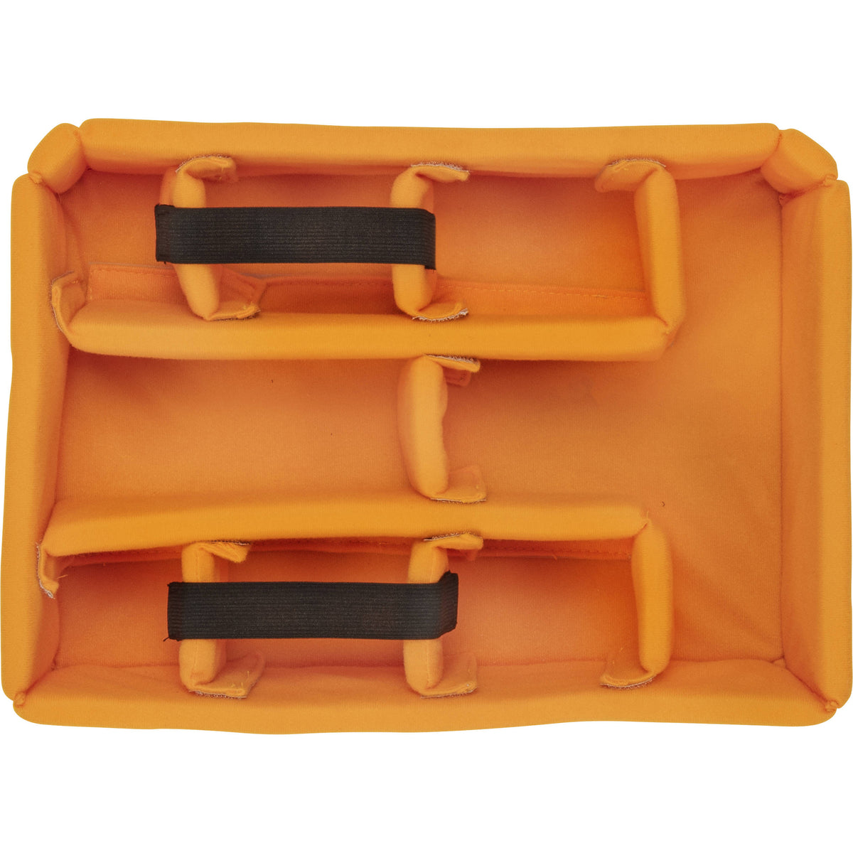 Estuche Rígido Pelican Vault 200 con divisores acolchados (Negro, 6.5L) - contenido de la caja