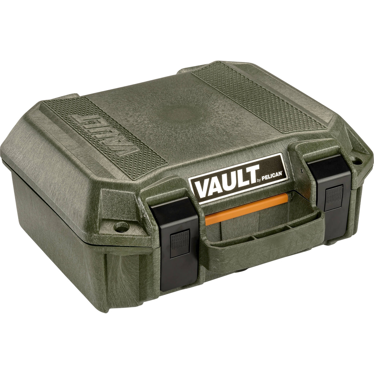Estuche Rígido Pelican Vault V100 con espuma (OD Verde, 6.5L) - vista trasera