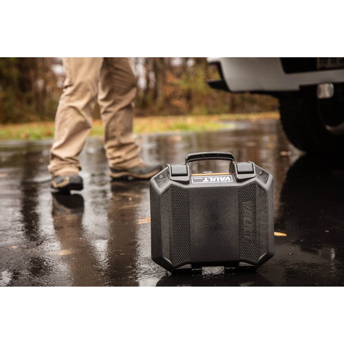 Estuche Rígido Pelican Vault V100 con espuma (OD Verde, 6.5L) - contenido de la caja