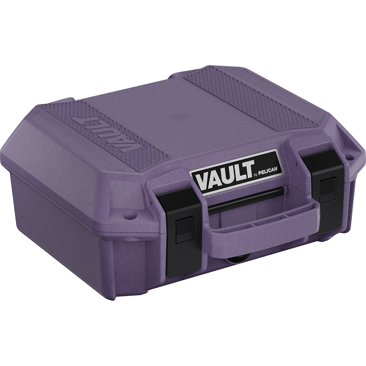 Estuche Rígido Pelican Vault V100C con espuma (Dusk Purple, 6.5L) - vista trasera