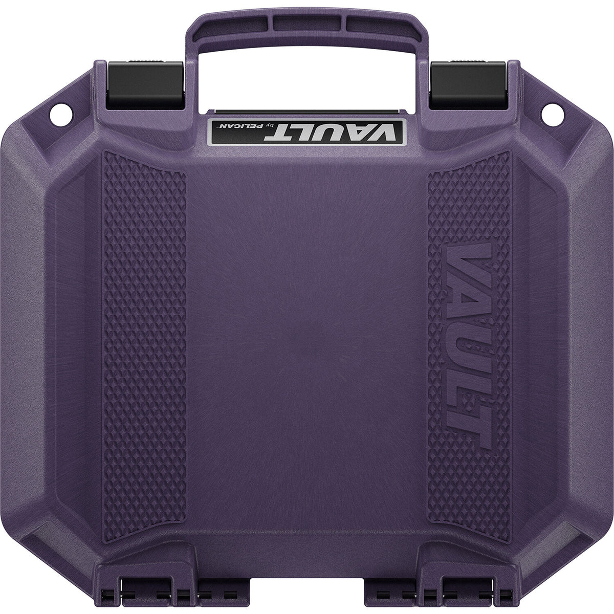 Estuche Rígido Pelican Vault V100C con espuma (Dusk Purple, 6.5L) - puertos y conexiones