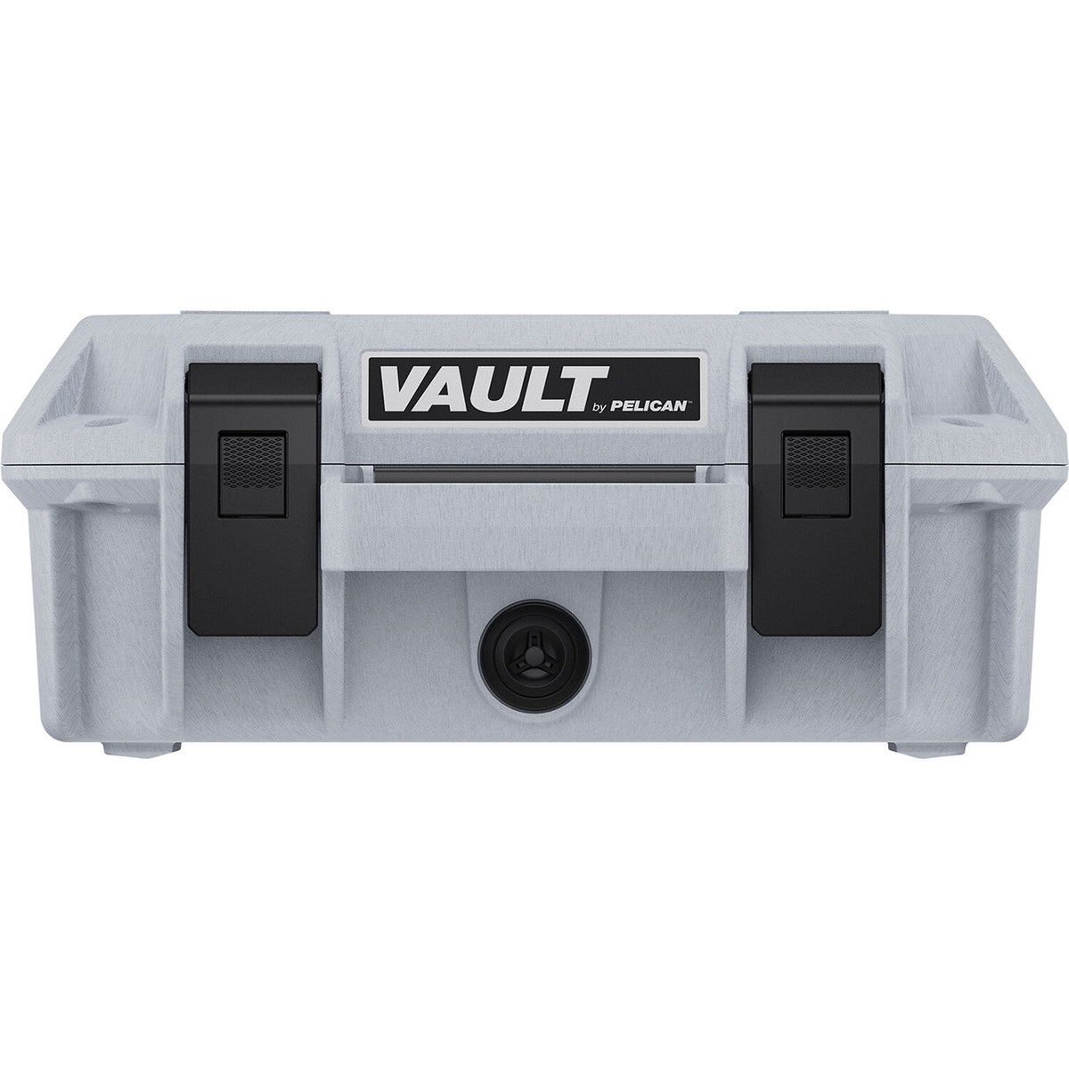 Estuche Rígido Pelican Vault V100C con inserto de espuma (Gris Ghost, 6.5L) - vista lateral