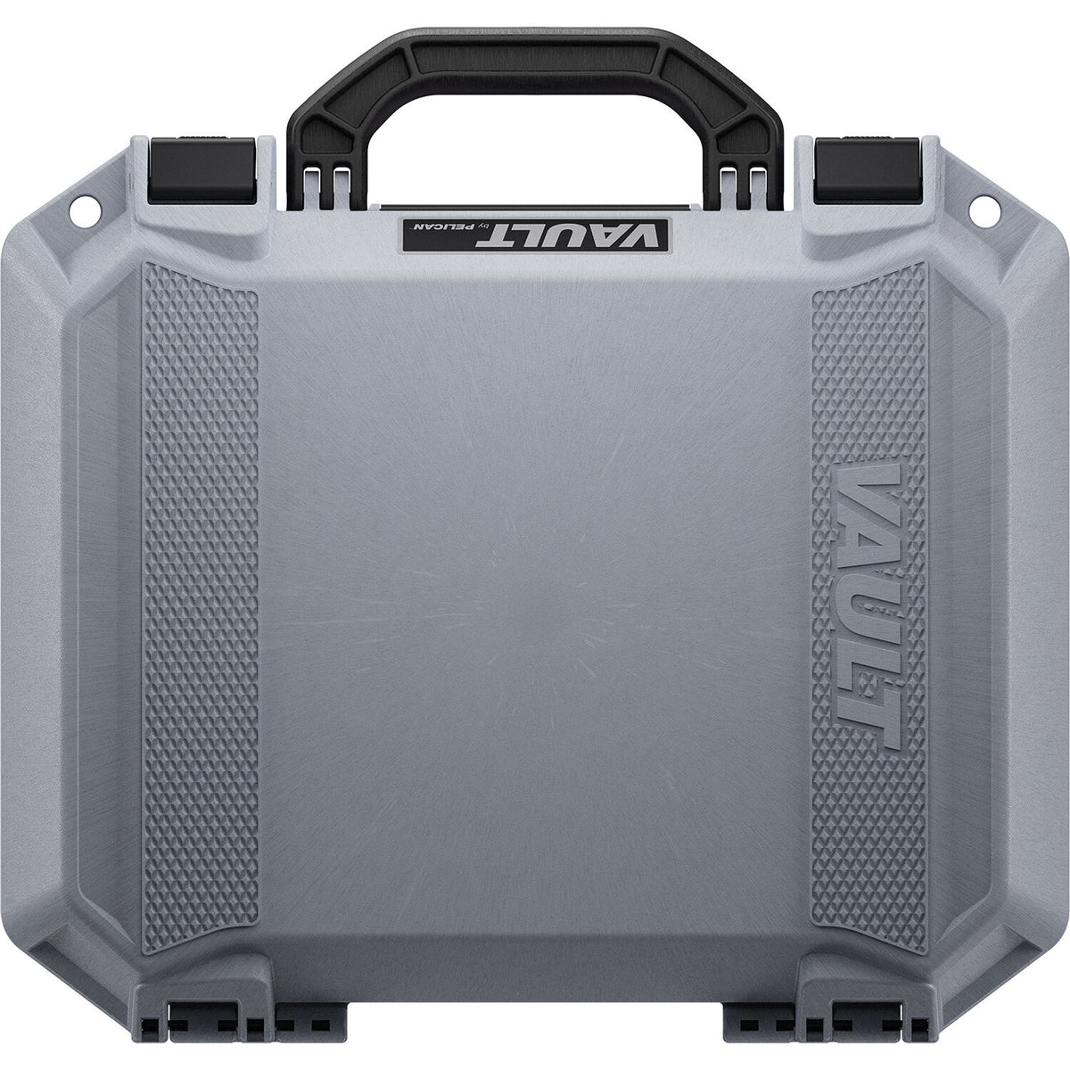 Estuche Rígido Pelican Vault V200C Equipment con espuma Layers (Ghost Gris) - puertos y conexiones