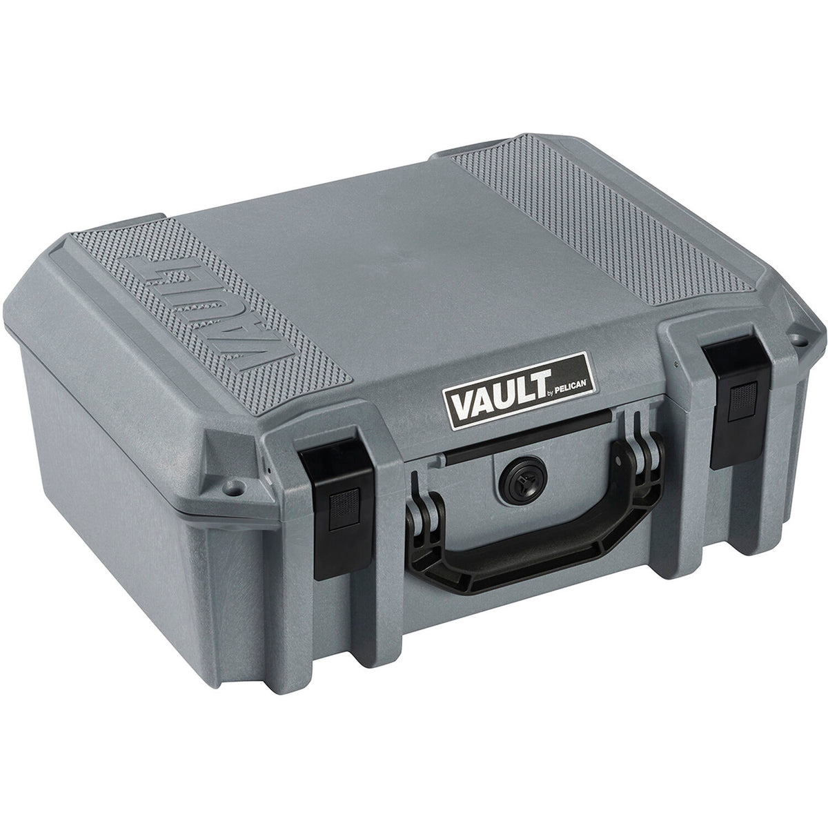Estuche Rígido Pelican Vault V300 con divisores acolchados (Gris, 18.7L) - vista lateral