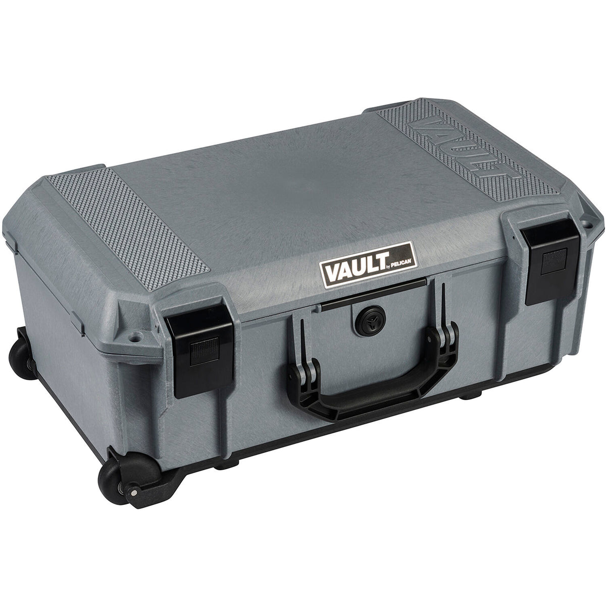 Estuche Rígido Pelican Vault V525 con divisores acolchados (Gris, 25L) - vista lateral