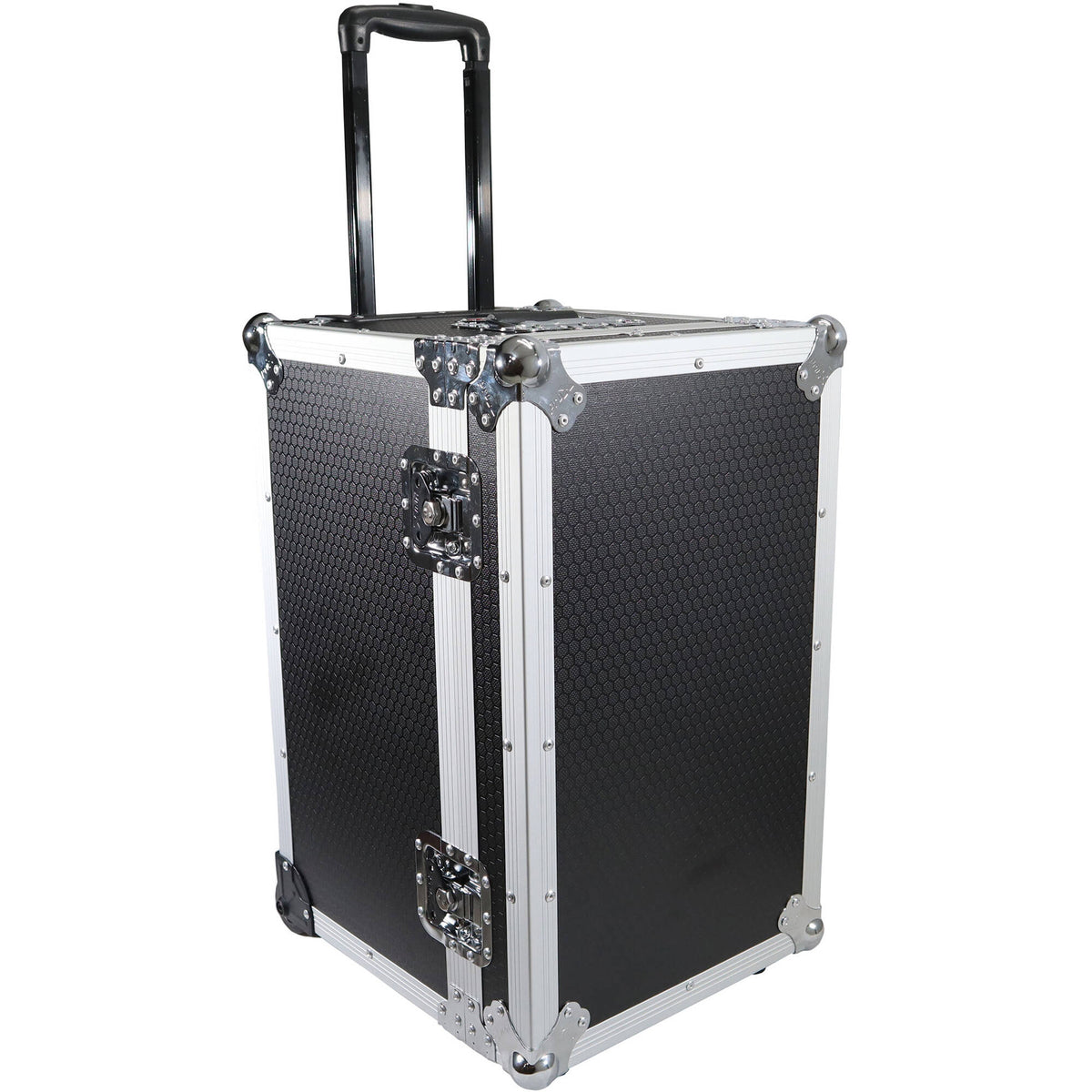Estuche Rígido ProX Roll-Away utilitario con Retractable Handle y Low-Profile Recessed Wheels (Negro) - contenido de la caja