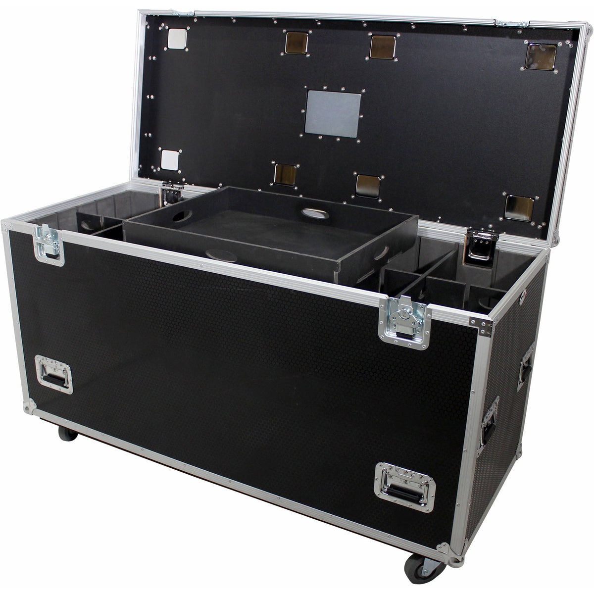 Estuche Rígido ProX TruckPaX Heavy-Duty Truck Pack utilitario de vuelo con divisores & Tray (Negro) (XS-UTL246036WMK2) - vist