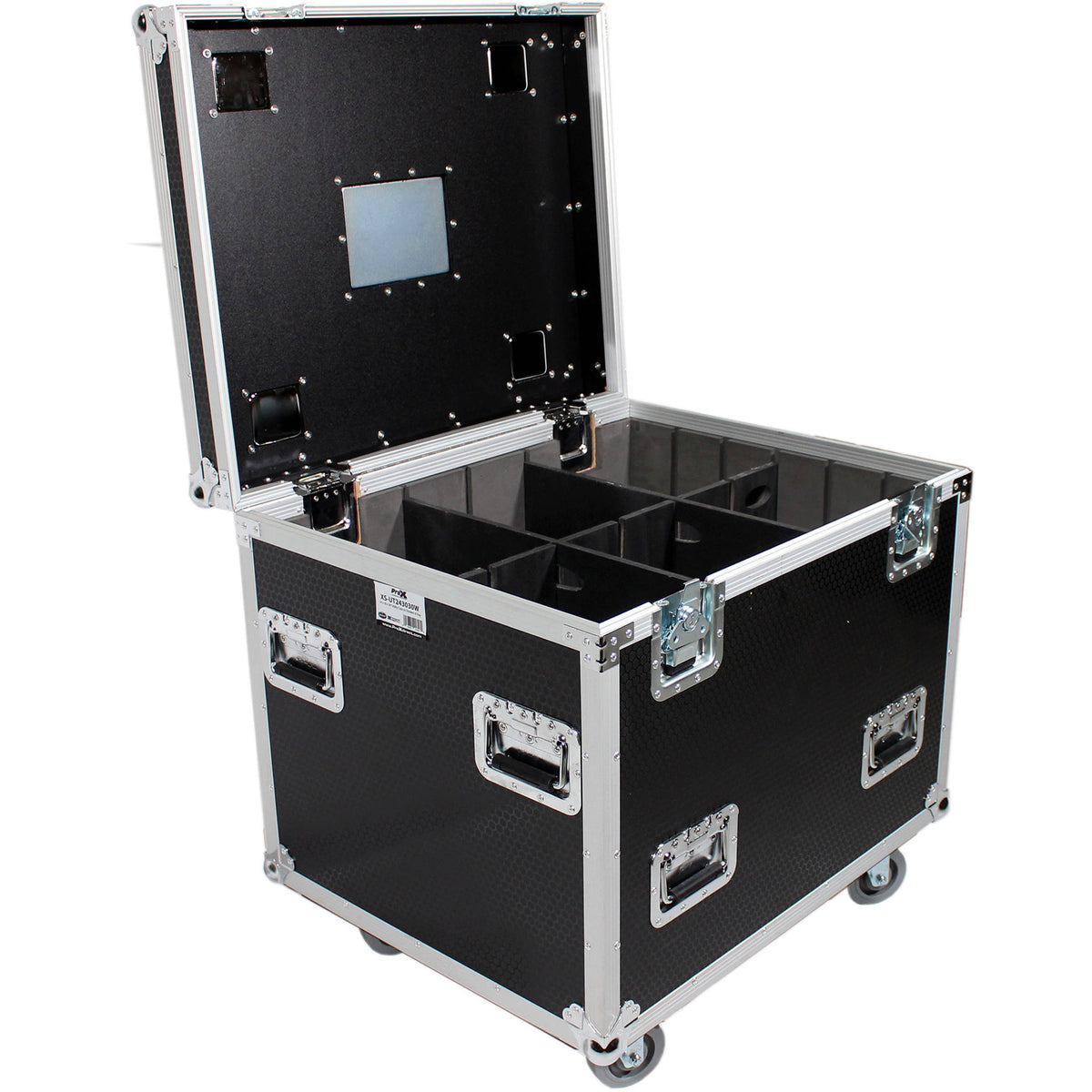 Estuche Rígido ProX TruckPaX Heavy-Duty Truck Pack utilitario de vuelo con divisores & Tray (Negro) (XS-UTL243030WMK2) - vist