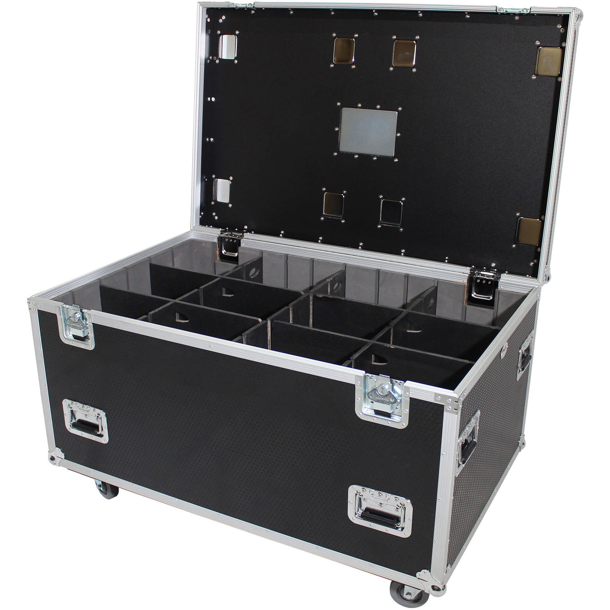 Estuche Rígido ProX TruckPaX Heavy-Duty Truck Pack utilitario de vuelo con divisores & Tray (Negro) (XS-UTL483030W) - vista f